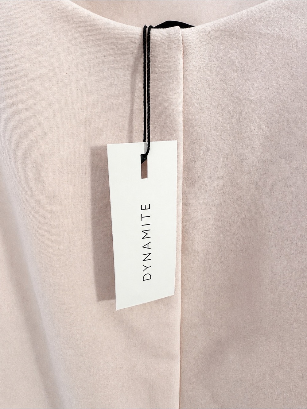 Dynamite Pale Pink Backless Midi Dress - Picture 3 of 5